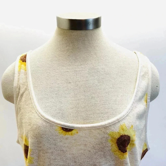 NWT SO GOODS FOR LIFE Juniors Sleeveless Pullover Scoop Neck Tank Top Floral XL - Picture 2 of 12